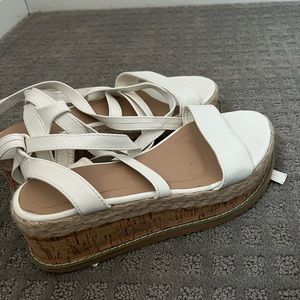 Platform espadrille sandals